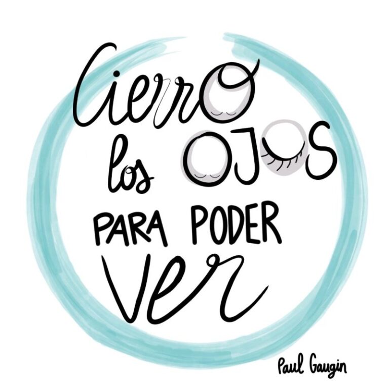 Cierro los ojos para poder ver