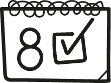 8 semanas de formación icono